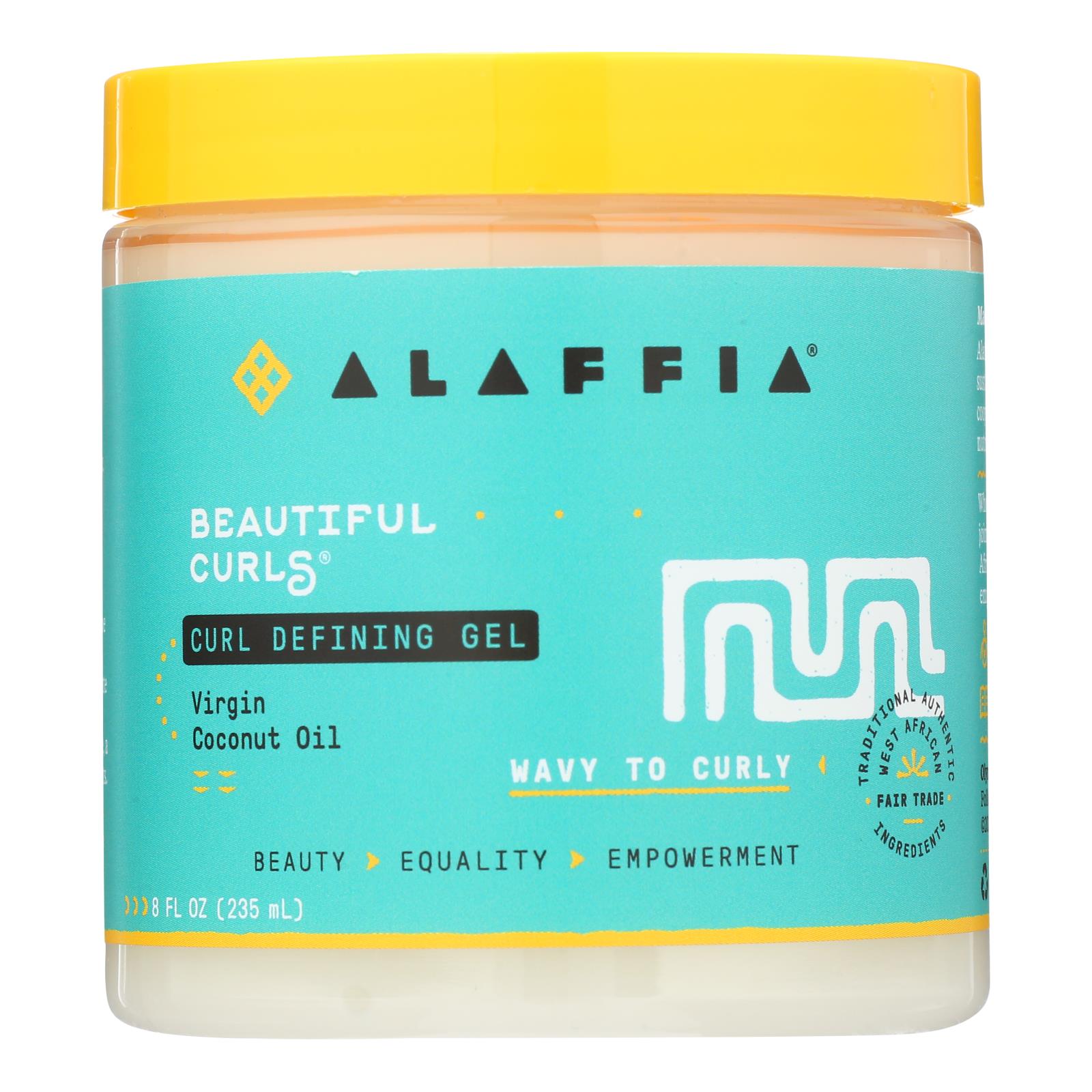 Alaffia – Hair Gel Curl Defining – 1 Each-8 Fz