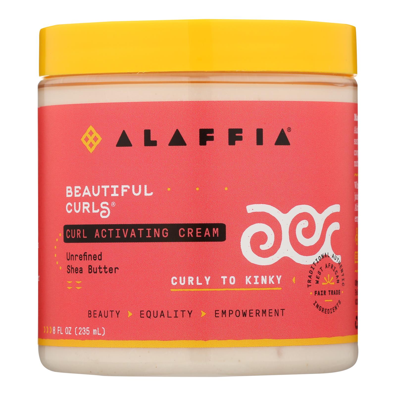 Alaffia – Hair Cream Curl Activating – 1 Each-8 Fz