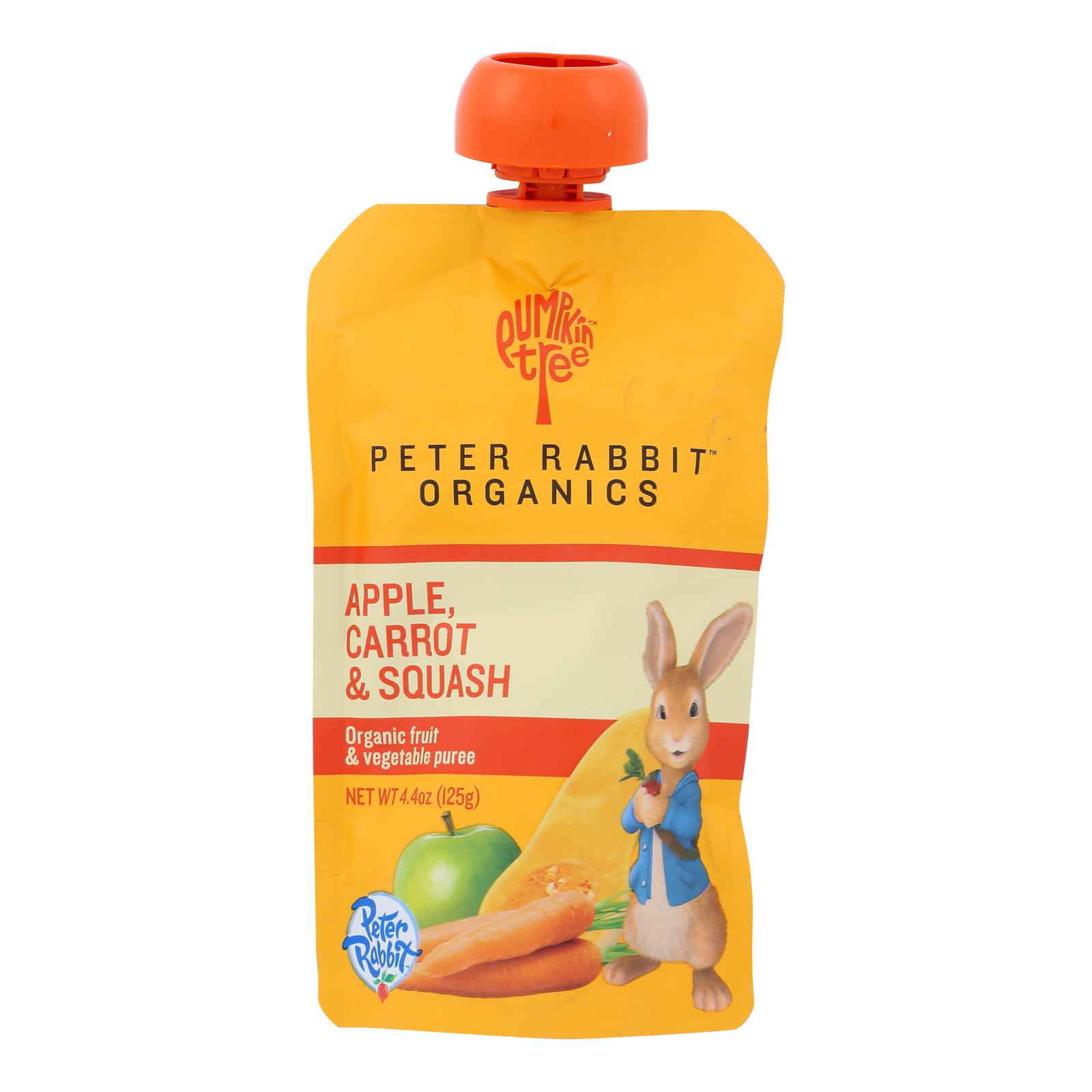 Peter Rabbit Organics Veggie Snacks – Carrot Squash And Apple – Case Of 10 – 4.4 Oz.